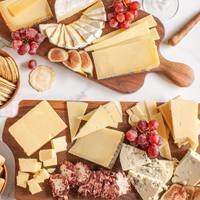 Chef Don's Catering | Imported and Domestic Cheese Tray with Fancy Cracker